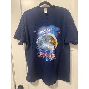 Freedom Liberty USA Graphic Gildon Eagle Shirt Size XL USA American Flag‎ United